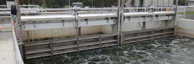 AWMA decant gate for Yamba WWTP