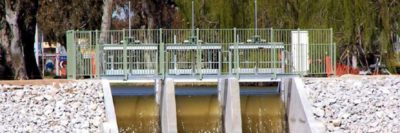 Head and Discharge Gates for G-MW&#039;s Cohuna Weir