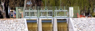 Head and Discharge Gates for G-MW's Cohuna Weir