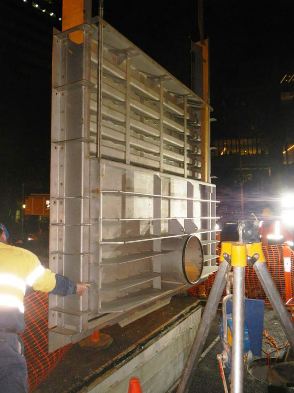 Triangular Water Control Gate Specialised Water Control Gates - AWMA