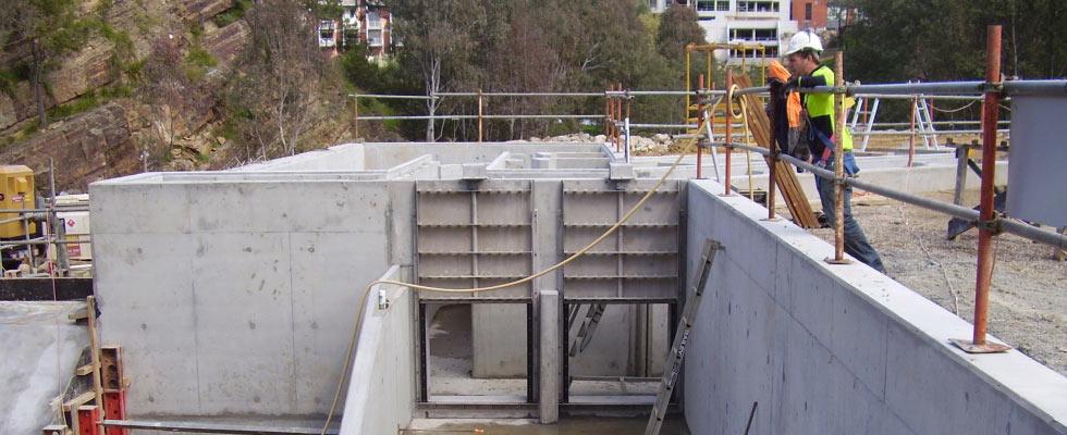 Penstocks for Melbourne Water Fishway at Dights Falls