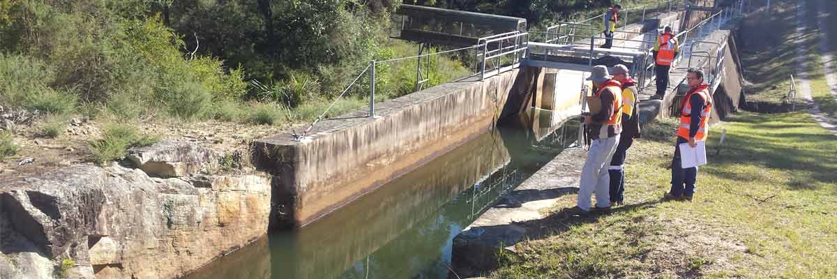 Upper Canal Control Gates | AWMA