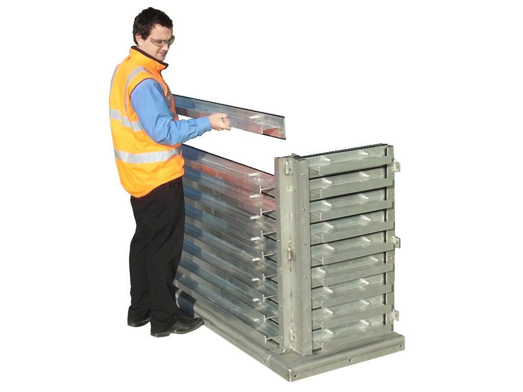 manually deployed flood protection barriers