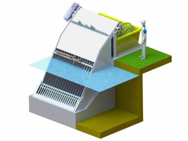 Primary Trash Rack Trash Screens & Trash Racks – Trash Rack Cleaning System | AWMA