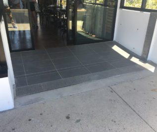 Flood Barrier Concealed - Tiled Flood Outlet