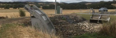 Barwon Water Mechanical Trash Screen for Dewing Syphon Debris Removal