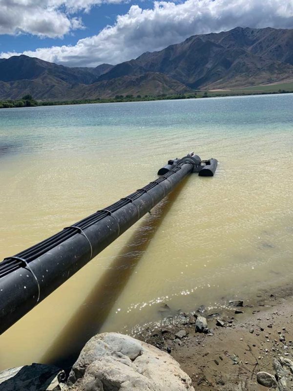 Intake Screen On Submersible Pontoon AWMA